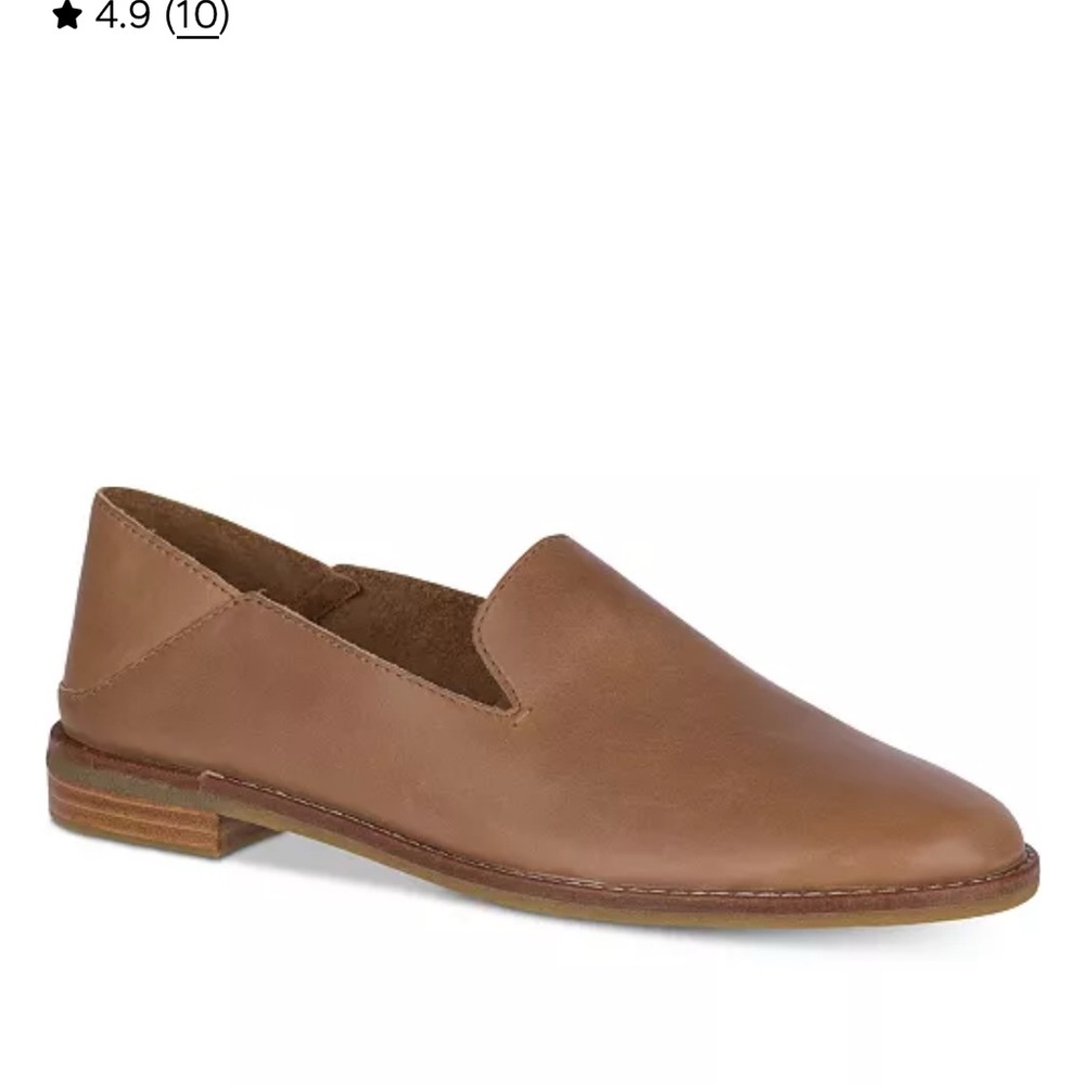 Sperry Seaport Levy Tan Leather Loafers for Women, new never worn